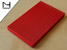 Business card case  3d printed Coral Red Strong & Flexible