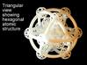 Metatron's Hypercube Variations 50mm 3d printed Triangle centered projectiong