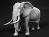 African Bush Elephant 1:32 Walking Male 3d printed 