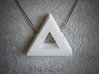 40 Degree ::: Triangle Pendant ::: v.01 3d printed 