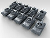 1/600 US M10 Wolverine Tank Destroyer x10 3d printed 3d render showing product detail