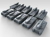 1/600 US Expeditionary Light Tank x10 3d printed 3d render showing product detail