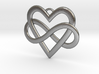 EverHeart necklace 3d printed Ever-Heart necklace - Silver