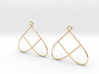  Celtic Weave Earrings - WE028 3d printed 