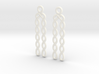 Celtic Weave Earrings - WE030 3d printed 