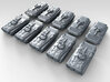 1/700 Polish BWP-1M Puma Infantry Fighting Vehicle 3d printed 3d render showing product detail