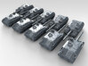 1/700 Swiss Taifun (Typhoon) II Tank Destroyer x10 3d printed 3d render showing product detail
