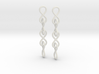 Infinity Chain Earrings 3d printed 