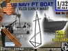 1-32 Elco PT Boat Early Mast 3d printed 