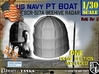1-30 PT Boat Beehive Radar Dome 3d printed 