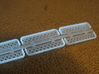 HO Pullman Parlor Car Luggage Racks Set 3d printed Our luggage racks are delivered fastened to sprues like this one.