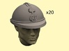 28mm WW1 French Helmets 3d printed head not included