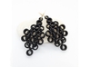Geometric Statement Earrings 3d printed Chainmaille type earrings