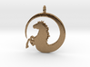 Pretty Horse In Circle Pendant Charm 3d printed 