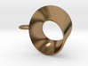 Moebius pendant with loop 3d printed 