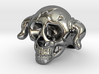 Nasty Skull Ring 3d printed 