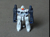 MicroSlinger "Uproar" 3d printed Uproar robot mode, front view. Painted with acrylics.