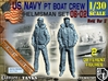 1/30 USN PT Boat Helmsman Set 06-02 3d printed 