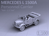 Mercedes L 1500 A - PERSONNEL CARRIER (1:100) 3d printed 