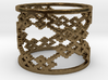 Twill Weave Structure Ring Size 6.5 3d printed 