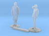 O Scale People Standing 3d printed This is a render not a picture