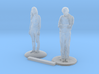 S Scale People Standing 3d printed This is a render not a picture