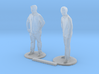 O Scale Standing People 6 3d printed This is a render not a picture