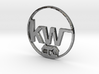 Kw key chain 3d printed 