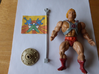 Replacement flag pole for 1980s Castle Grayskull,  3d printed Polished alumide