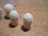 pokeball plugs 2 pairs, sizes 0 and 00, no color 3d printed 