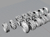 Cattle Brand Ring 1- Size 9 1/2 (19.35 mm) 3d printed All rings in the Western Collection