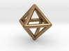Octahedron Triangular Pyramid Pendant 3d printed 