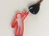 Hanging man-keychain 3d printed 