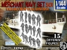1/144 Merchant Navy Set501 3d printed 