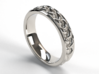 Braid Ring Thin 3d printed 