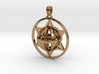 Ball In Star Of David pendant 3d printed 