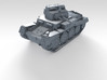 1/72 German Pz.Kpfw. 38(t) Neuer Art Tank 3d printed 3d render showing product detail