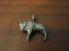 Bison Pendant 3d printed Stainless steel bison pendant--lasting strength.