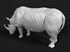 White Rhinoceros 1:16 Grazing Female 3d printed 