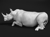 White Rhinoceros 1:64 Lying Female 3d printed 