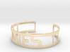 Cuff bracelet with name 3d printed 