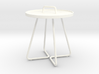 Round occasional table, 1:12 - smaller version 3d printed 
