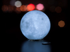 Moon lamp 3d printed With LED tea light