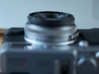 X100s Hood 3d printed Notice clearance. Spacer (required but not supplied!) must be taller than lens at full macro focus.