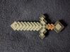 Minecraft Sword 3d printed 