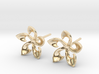 Floral Plumaria Earrings 3d printed 