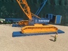 Crawler crane mat 160x50mm 3d printed 