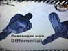 Driver side differential - Support lien AR- AR60 - 3d printed 