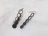 Moon Phase Earrings 3d printed 