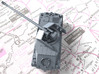 1/72 Rheinmetall-Borsig Waffenträger 12.8 cm Tank 3d printed 3d render showing product detail